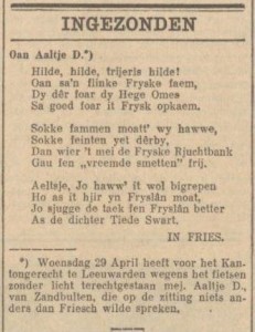 bron: Leeuwarder Courant, 5 mei 1936
